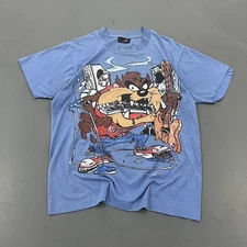 90s Looney Tunes Taz Tasmanian Devil guitar band Cartoon T shirt NH25206