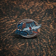 Russland RF Abzeichen Ski Wintersport Pin Abzeichen Sponsor Gazprom (AK124)