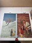 Vintage Schlitz Beer Light Up Sign Insert Advertisement Poster Bundle