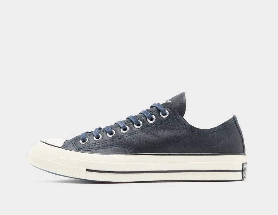 Converse Chuck 70 Ox Low Leather Men's Shoes in Blue