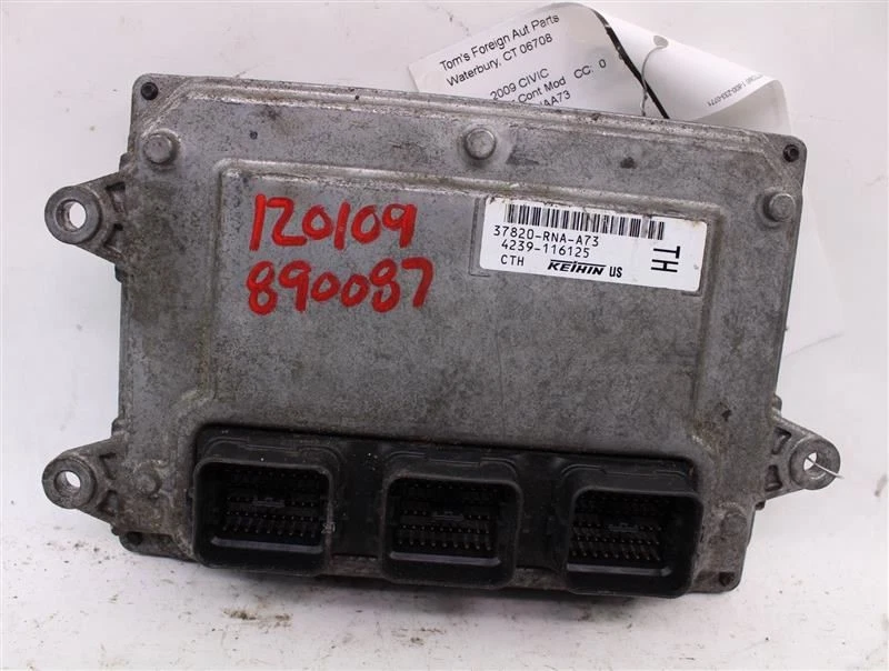Computadora ECU ECM HONDA CIVIC 2009 09 2010 10 2011 11 AUTO 1,8 L 890087 Foto 2 de 4