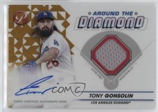 2023 Topps Pristine Gold Refractor 40/50 Tony Gonsolin #ADR-TG Auto 10no