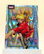Valeria Richards 2026 Topps Chrome Marvel Comics #186 RayWave Refractor