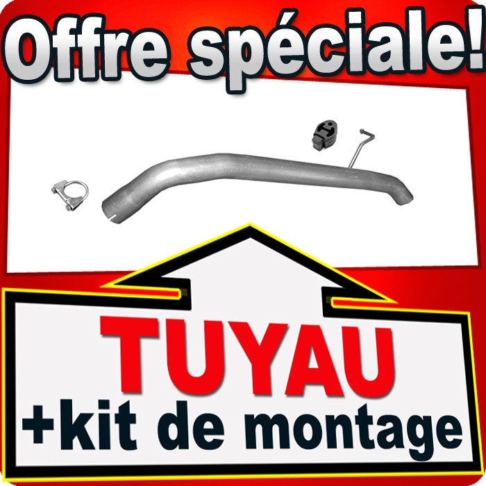 Tuyau d'échappement de rechange Ford Tourneo Connect 1.8 TDCi 8V 2002-2010 empattement court