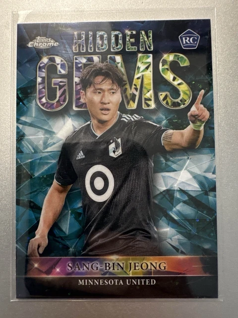 2023 Topps Chrome MLS Hidden Gems Sang Bin Jeong Rookie RC SSP South Korea