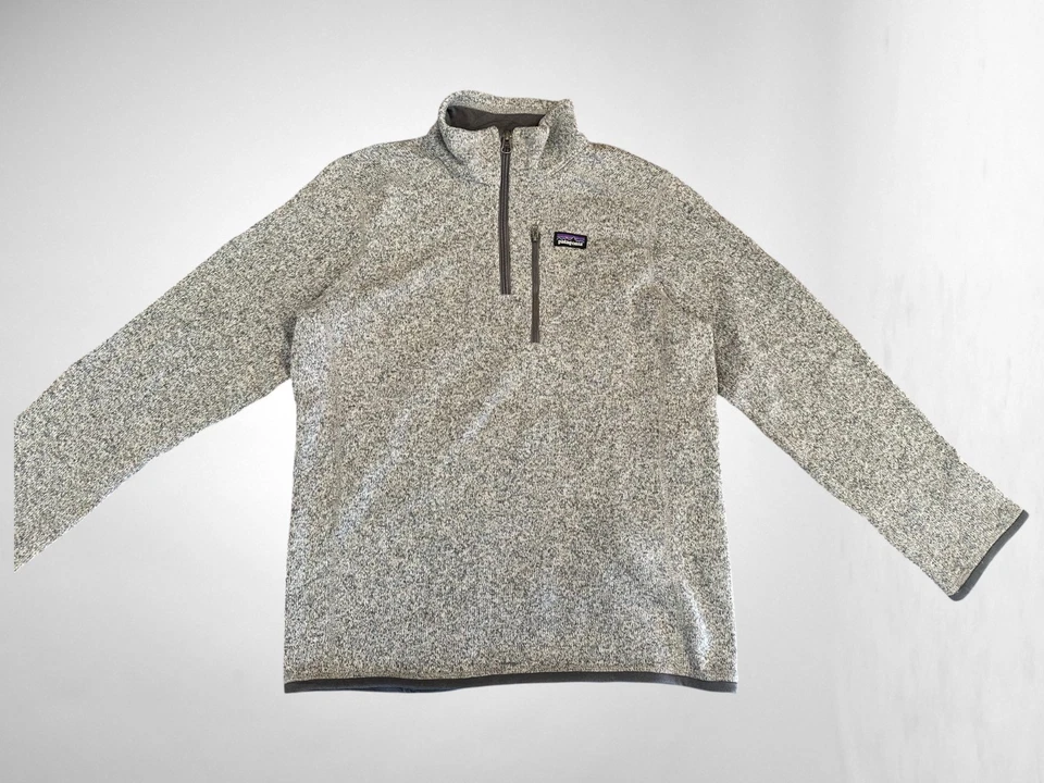 Patagonia Women's Better Sweater 1/4 zip Grigio melangè taglia S - Image 3 of 4
