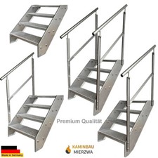 Scale 4 gradini con e senza ringhiera gradini 600-1400 mm zincata Scala esterna