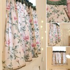 Flower Short Curtain Tassels Window Curtain Kitchen Cabinet Drape Home Decor