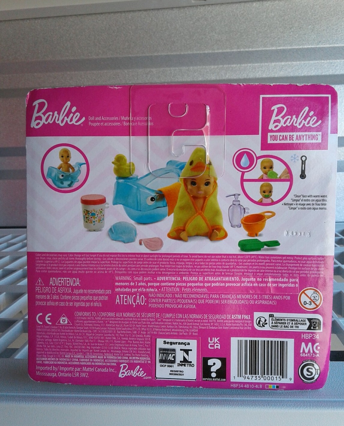 Mattel Barbie Skipper Babysitters Inc Baby Doll with Accessories