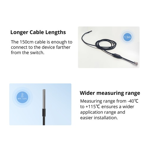SONOFF WTS01 Waterproof Temp Sensor for Temperature and Humidity Monitor Switch - Picture 6 of 10