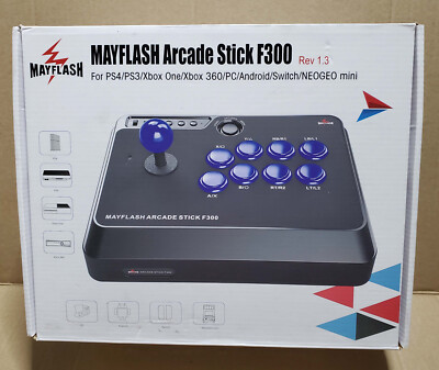 MAYFLASH (F300) Arcade Fight Stick for PS4, XBOX ONE, PC, Nintendo