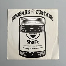 SHAFT Roobarb & Custard 7" 45rpm UK 1991 Picture Sleeve Solid Centre VG+/EX