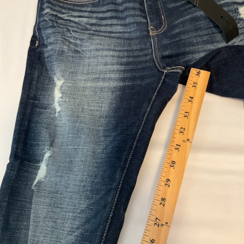 Buckle Black Denim Jeans Womens Size 29x39 Blue Curvy Fit Mid Rise Skinny - Picture 22 of 23
