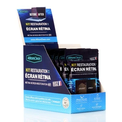 MACBOOK PACK 10 KITS REPAIR RETINA SCREEN / RENOVATION ANTI REFLECTIVE COATING STAINGATE