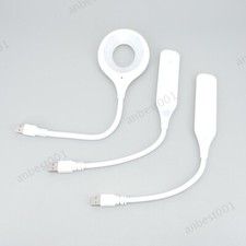 White Usb Led Book reading Night Light Pc Lighting Desk Lamp For Powerbank