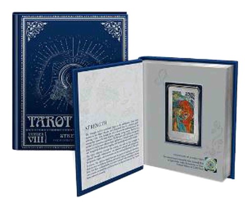 2022 Niue $2 Tarot Cards Strength Colorized NGC PF70 Ultra Cameo Box & COA OGP - Picture 7 of 8