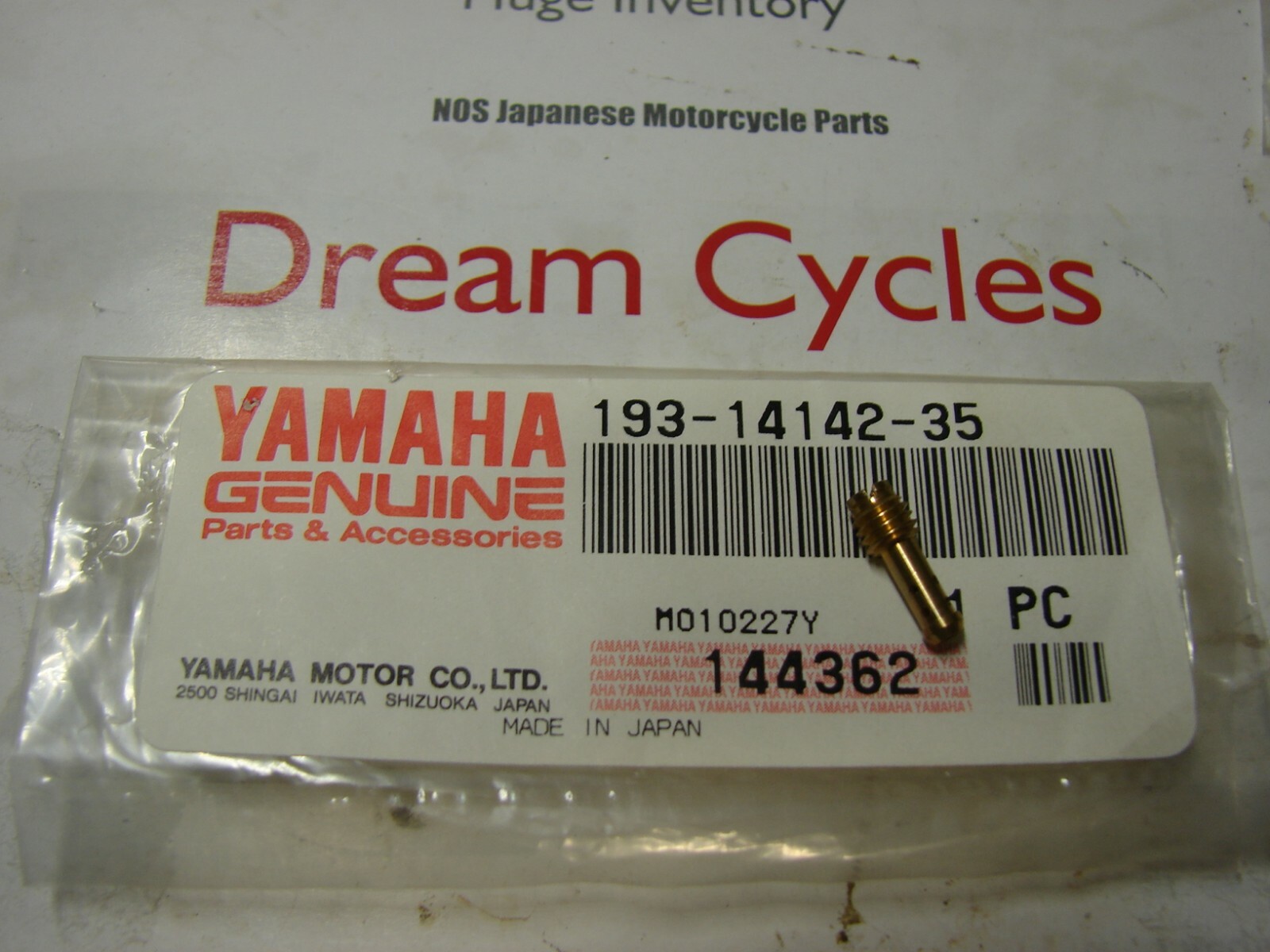 Genuine NOS Yamaha Carburetor Pilot Jet WR500 WR250 YZ250 DT1 19314142