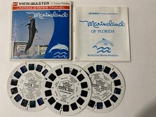 Viewmaster Reels "Marineland" A964 3-Reel Set With Booklet