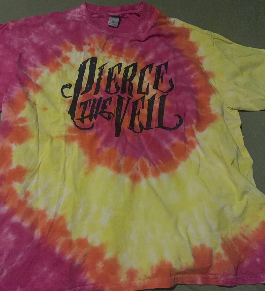 pierce the veil tie dye shirt