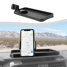 For 4Runner 2010+ Center Console Mount Phone Stander Bracket with Storage Tray 