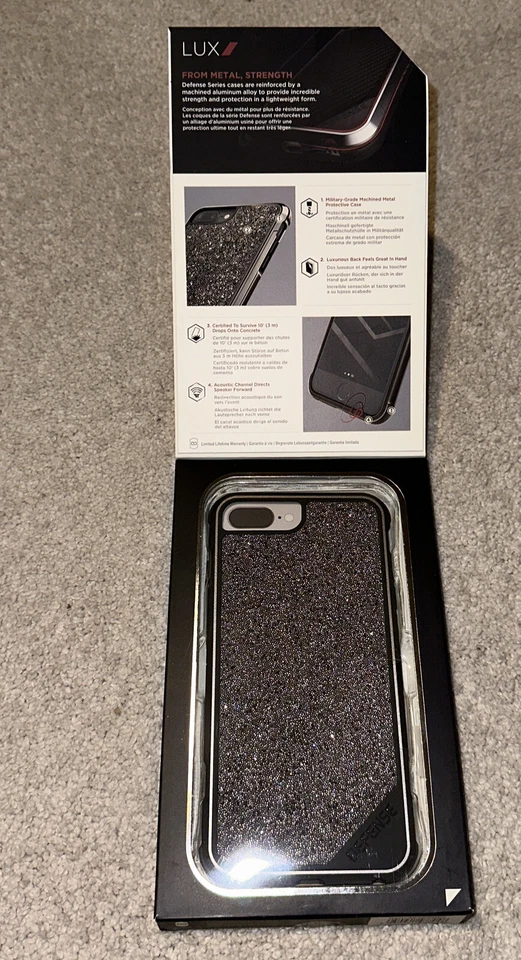 🔥Funda X-Doria Defense Lux iPhone 8+/7/6s/6+ DORADA Brillo (Nueva) Foto 2 de 4