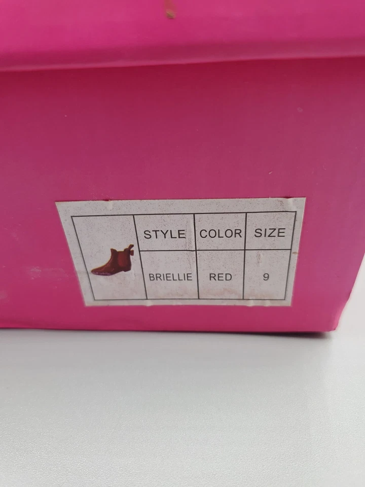 Botas de Lluvia Chelsea Catherine Malandrino Briellie Bow Rojo Talla 9. Foto 4 de 4