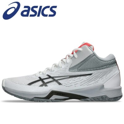 Asics Volleyball Shoes V-SWIFT FF MT 4 White/Gunmetal 1053A064.102 E 2025SS JPN
