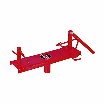Red ESCO 90450 Turntable Style Manual Post Mounting Passenger Tire Spreader 