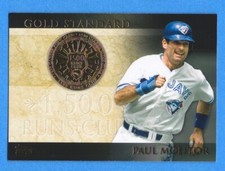 2012 Topps Gold Standard #GS38 Paul Molitor Blue Jays