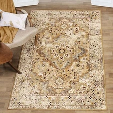 Nysa Modern Geometric Diamond Floral Large Indoor Area Rugs Or Runner Rug