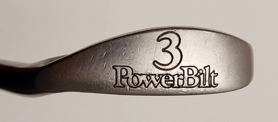 3-Iron PowerBilt Grand Slam (1985) Wide Sole Stainless 9422M Regular - Image 3 of 4