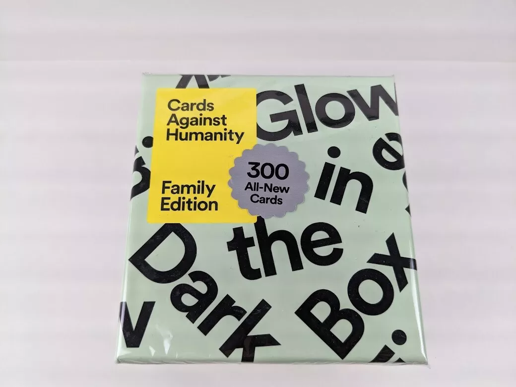 Cards Against Humanity Family Edition: Glow in the Dark Box • Expansion for  the Game