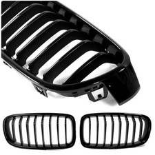 For 2014-2020 Bmw 4 Series 428i 435i 440i Piano Black Front Kidney Grille Grill