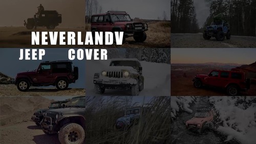 For Jeep Wrangler 4 Door 07-25 JL JK Dust UV Waterproof Protection SUV Car Cover - Video 1 of 1