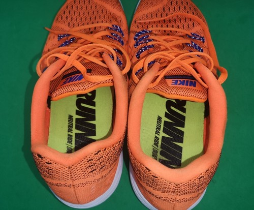 Nike Lunartempo Herren Sportschuhe 705461 800 Größe 9,5 Orange Blau Weiß - Bild 12 von 21