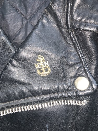 Vtg Park V Leather Biker Punk Jacket Men’s Sz 42 (Some Distress) USA Motorcycle - Picture 5 of 17