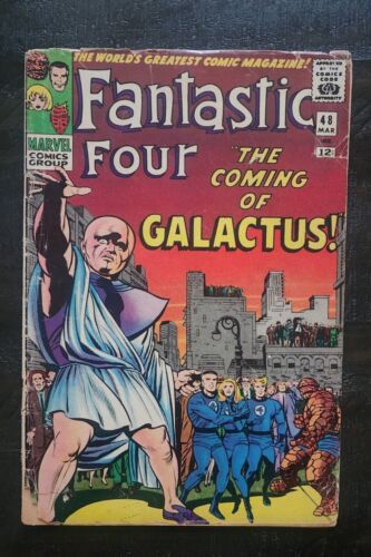 Fantastic Four #48 GD/VG 1st Full Silver Surfer Galactus Cameo Complete