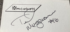 TED MUSGRAVE Personally Autographed Signed NASCAR Card RACING FreeShip