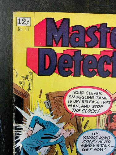 Master Detective #17 (reimpresión de 1964) ¡En muy buen estado cómic de la Edad de Plata! - Imagen 4 de 7