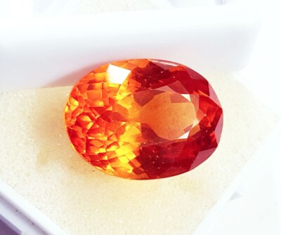 Natürlich Orange Saphir Zertifiziert Lose Edelstein 16.75 CT mit Gratis Geschenk