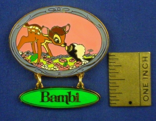 Bambi Flower Mickey & Pals Sweet Kiss Series Dangle Pin # 5823 - Picture 2 of 4