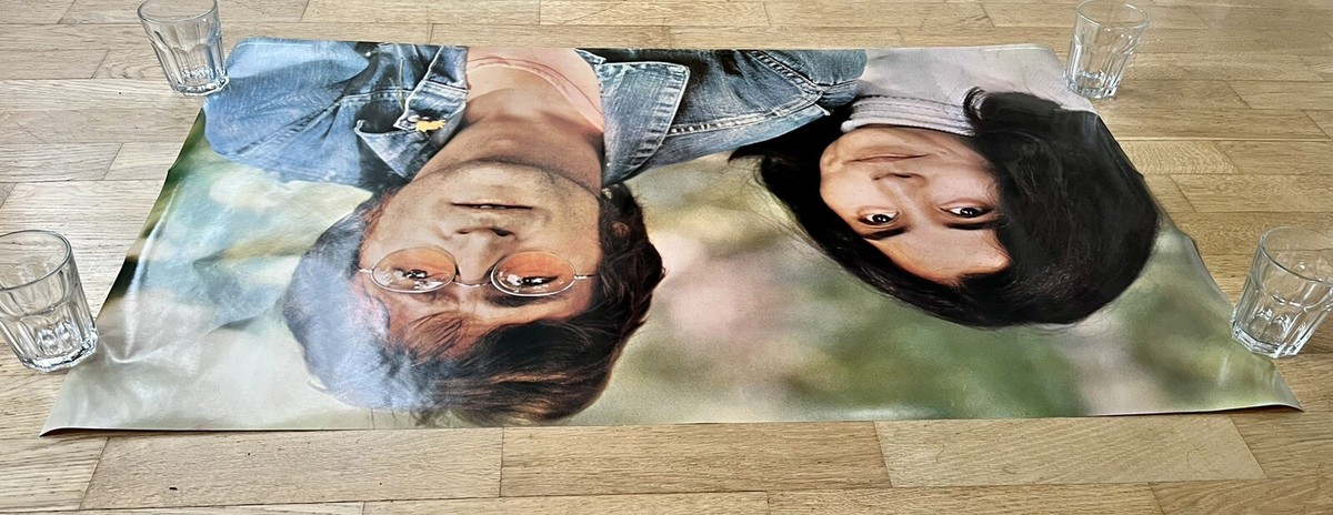 John Lennon Yoko Ono 1978 Beatles PACE 97/P3308 Giant Poster