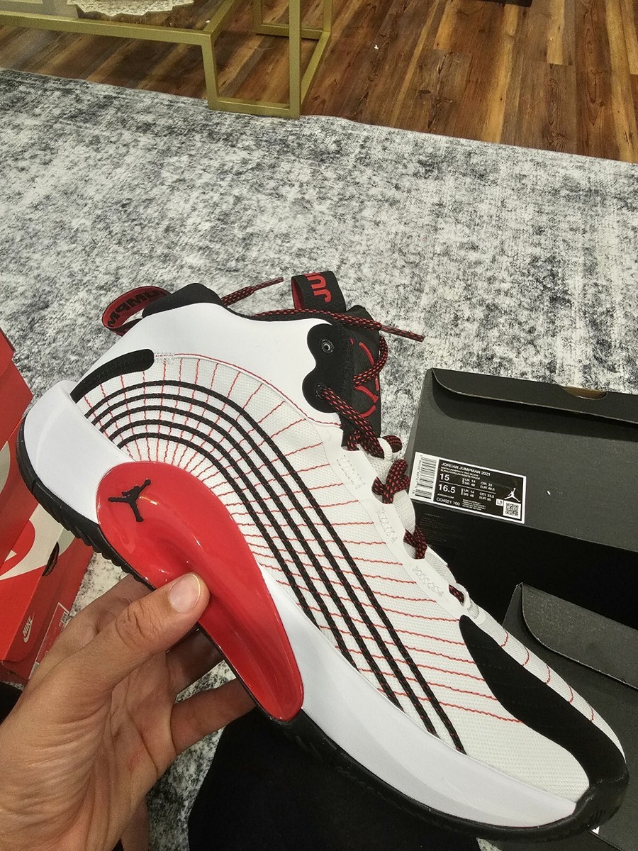 Nike Air Jordan Jumpman 2021 White Black University Red CQ4021-100