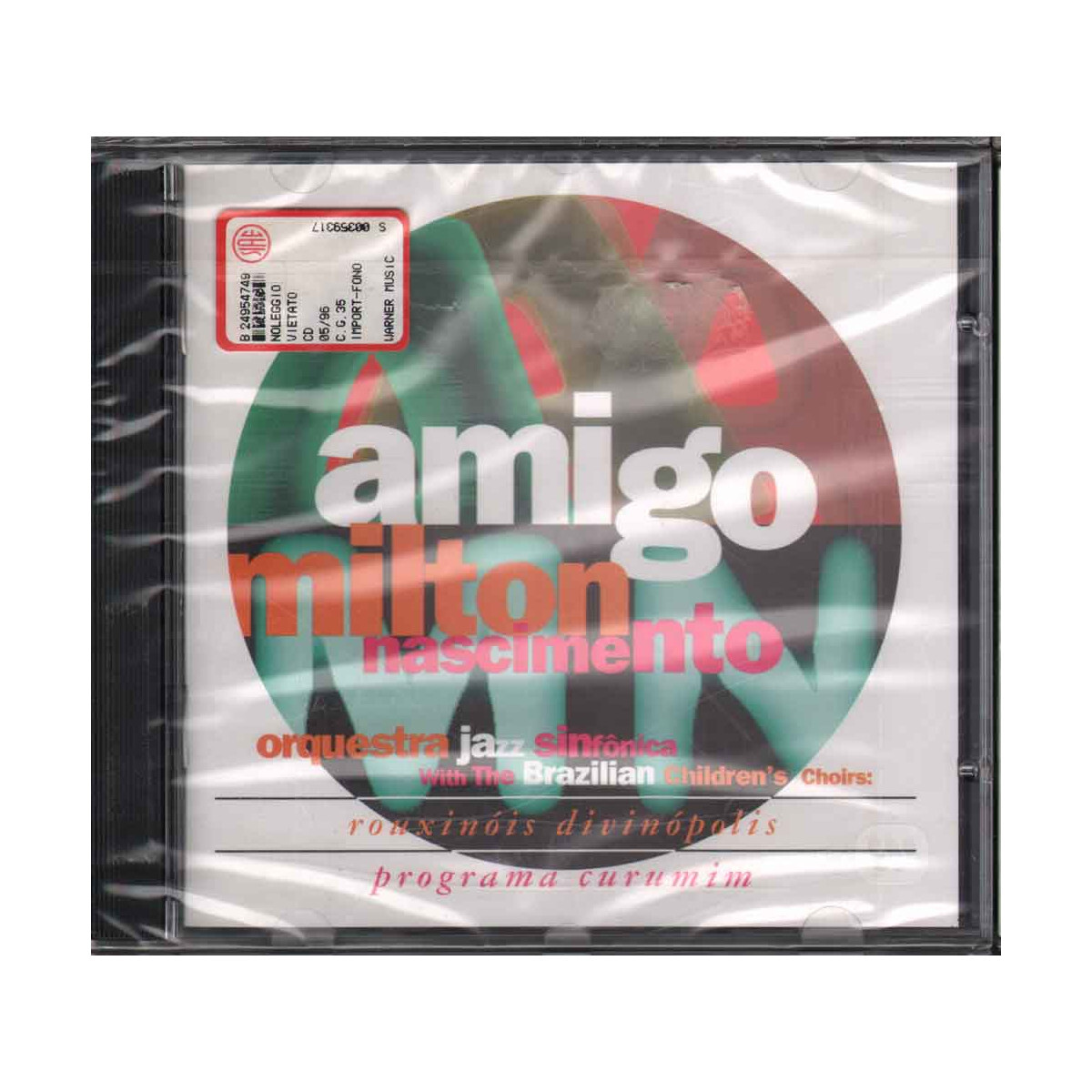 Milton Birth CD Amigo / Warner Bros Sealed 0093624624820