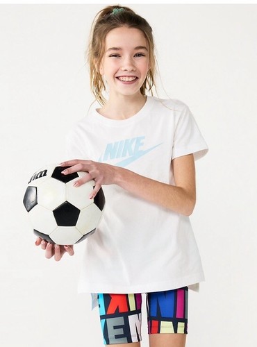 Nike - Girls- Dri-FIT One Bike Shorts - XL Smoke Gray- NWT $30 - Picture 6 of 7