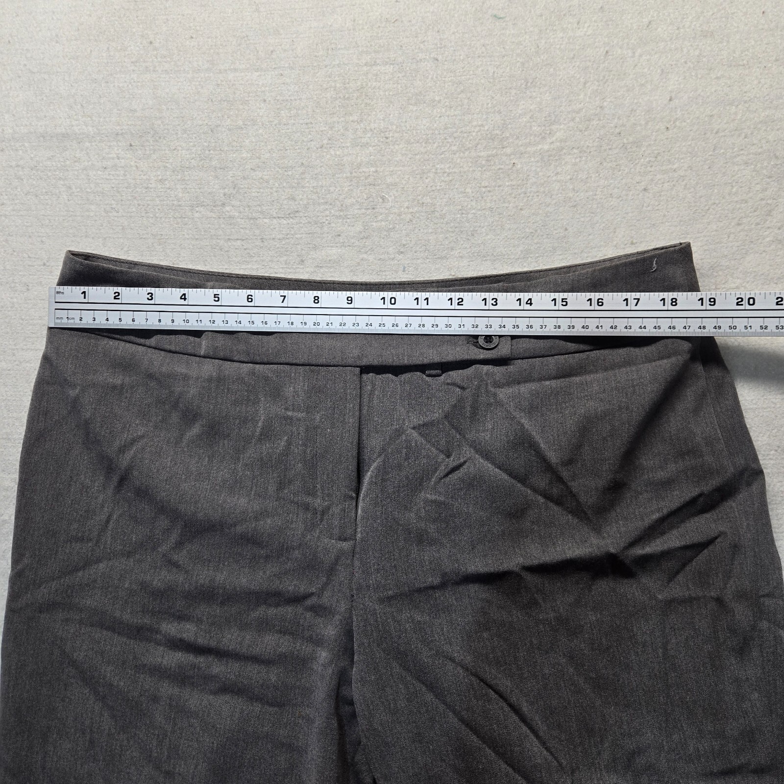 Gloria Vanderbilt Solid Gray Ponte Straight-Leg S… - image 4