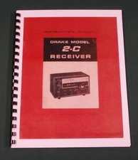 Drake 2-C Instruction Manual: w/11"X17" Schematic & Premium Card Stock Covers