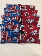 8 Cornhole Bag Set Corn Hole Colorado Avalanche