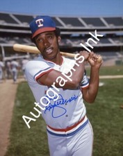 Elliott Maddox autographed 8x10  Texas Rangers Private Signing #3