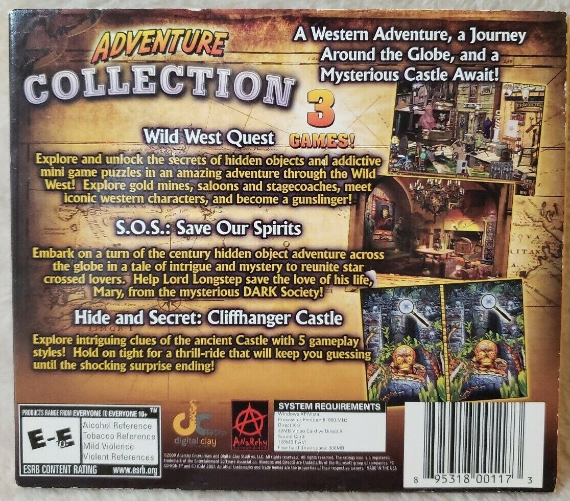 Adventure Collection 3 Game Collection (PC 2009) | eBay